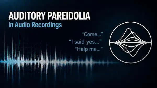 Illustration of auditory pareidolia in an ambiguous or noise-affected recording